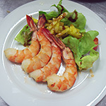 salade de gambas fraicheur